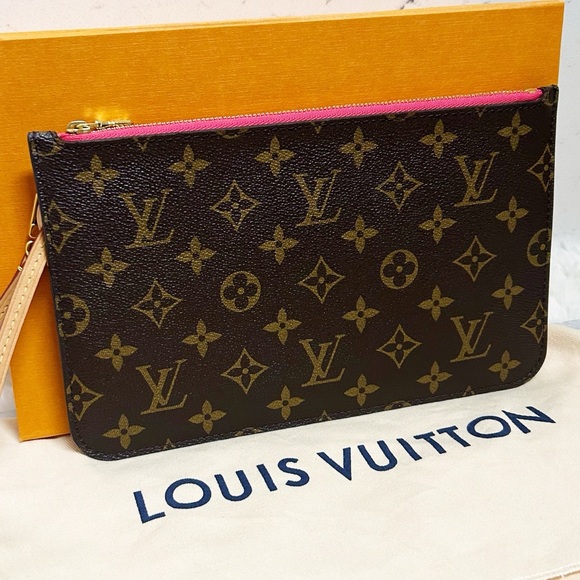Authentic Louis Vuitton Limited Edition Ramages Neverfull MM Pochette / Clutch - Picture 2 of 11